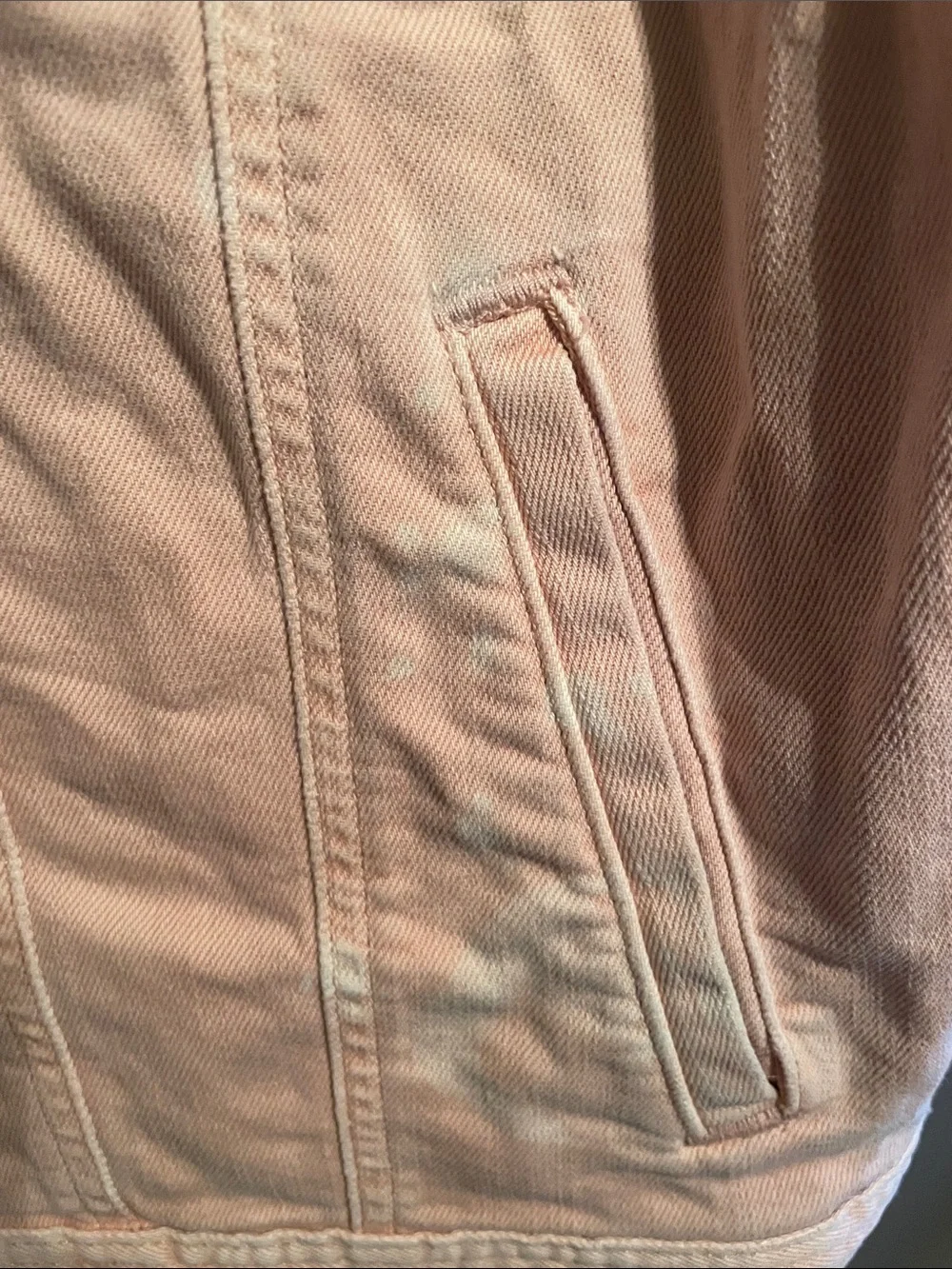Ralph Lauren Blush Pink Denim Jacket - Picture 4 of 8